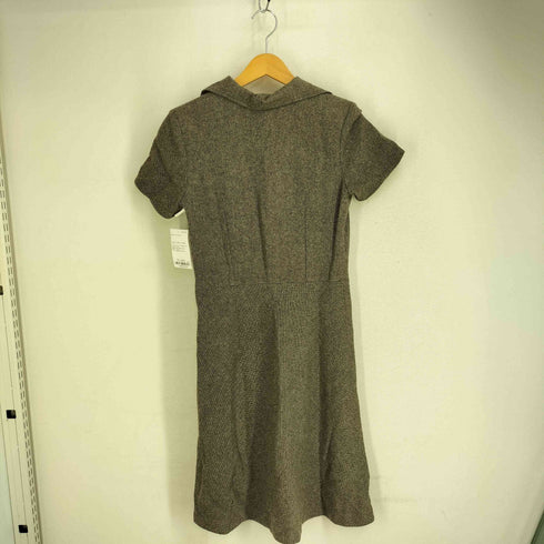 アニエスベー agnes b. 90-00S フランス製 ウール100 半袖ワンピース レディース FR:38