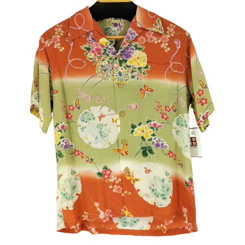 LALAKAI シルク S/S アロハシャツ メンズ S