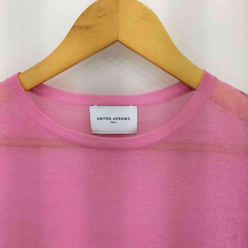 ユナイテッドアローズ UNITED ARROWS シアー スリット ニット レディース