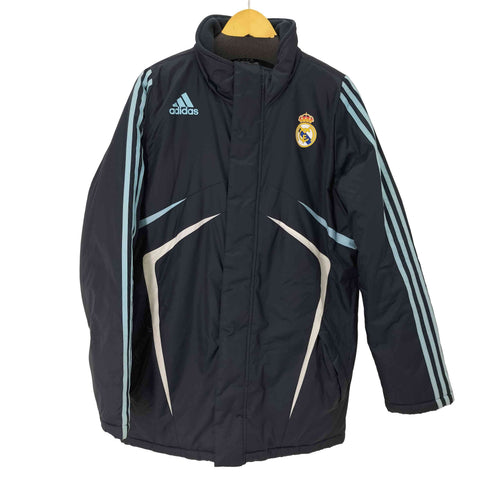アディダス adidas サッカー エンブレム 中綿 ベンチコート メンズ JPN:M