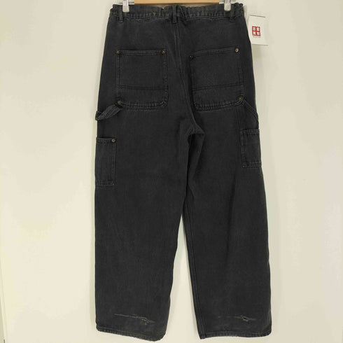 フリークスストア FREAKS STORE 24SS ストレート シルエット ワイド ダブルニー デニム パンツ メンズ JPN:L