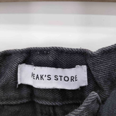 フリークスストア FREAKS STORE 24SS ストレート シルエット ワイド ダブルニー デニム パンツ メンズ JPN:L