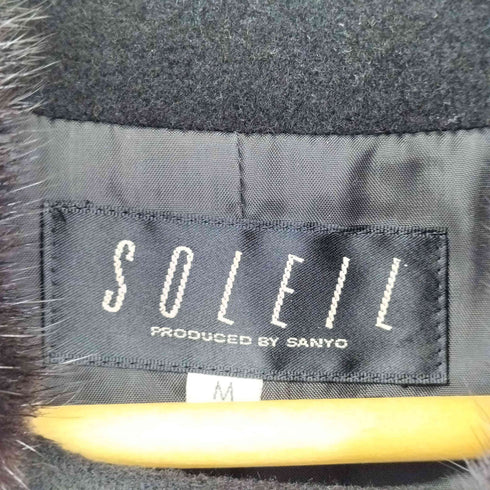 soleil sanyo ミンクファー付き Aラインコート レディース JPN:M 9AR