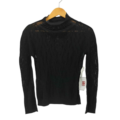 イッセイミヤケ ISSEY MIYAKE A-POC ベジタル・メッシュ2 長袖 カットソー レディース JPN:2