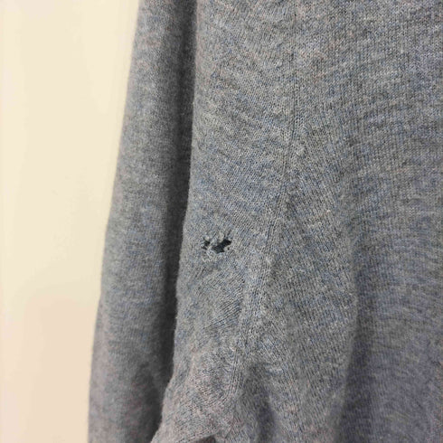 メゾンマルタンマルジェラ Maison Martin Margiela スタッフ期 スエードエルボーパッチ Vネック ウール コットン Vネック ニット メンズ M
