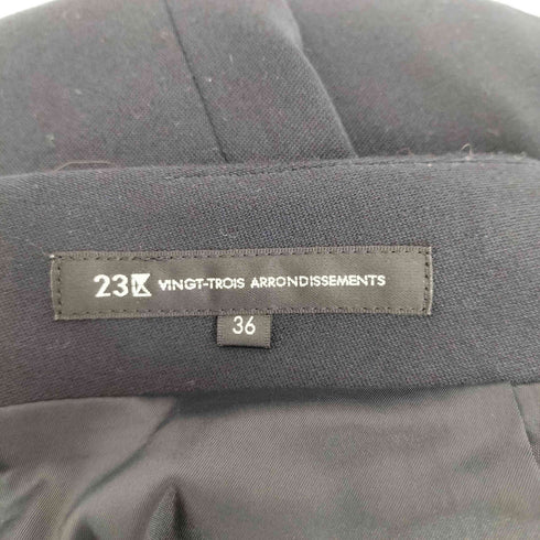 ニジュウサンク 23区 vingt-trois arrondissements フロントスリットスカート レディース 36