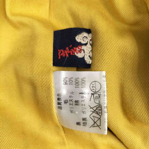 パラスパレス PALLAS PALACE ウールポリ 裏地プリント テーラードジャケット レディース JPN:2