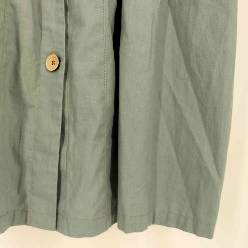 コットンハウスアヤ Cotton House Aya ノーカラー シャツワンピース レディース JPN:M