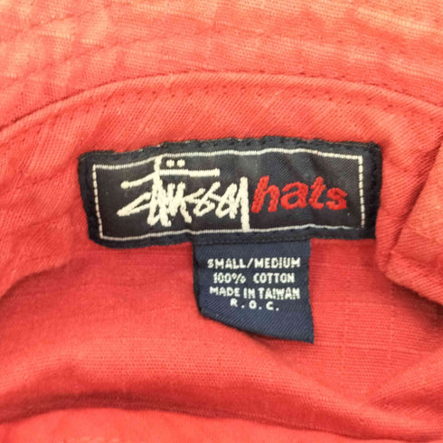 ステューシー Stussy OLD 90S 台湾製 リップストップ バケットハット メンズ SMALL/MEDIUM
