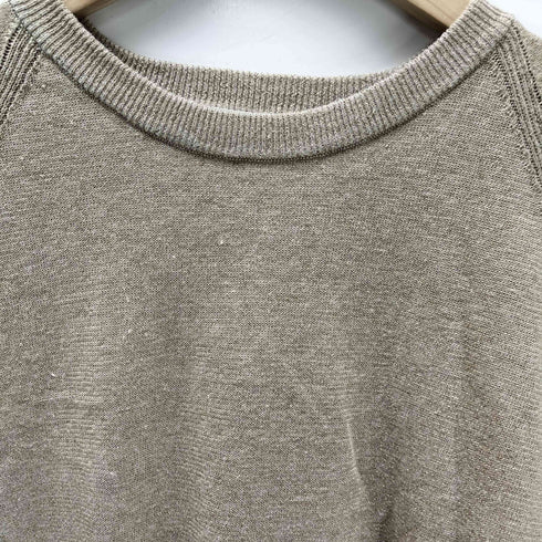 マカフィー MACPHEE 24ss プレーンリネン ラグランスリーブプルオーバー レディース JPN:S