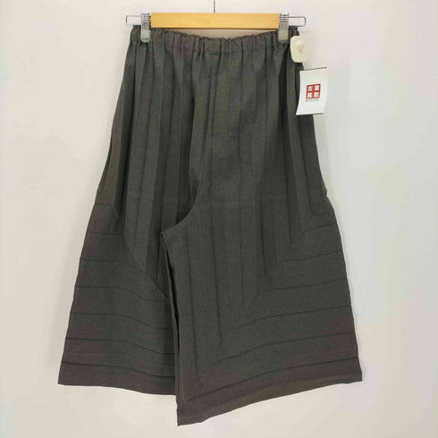 イッセイミヤケミー ISSEY MIYAKE me 18SS イージー ウエスト プリーツ 切替 パンツ レディース