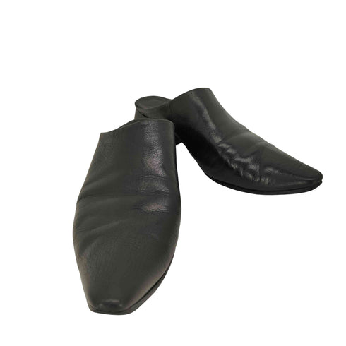 イッセイミヤケハート ISSEY MIYAKE HaaT Pointed Toe Leather Mule ポインテッドトゥ レザー ミュール レディース