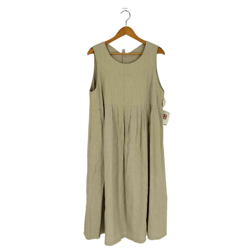 コットンハウスアヤ Cotton House Aya PICK UP ハーフボタンノースリーブワンピース レディース JPN:M
