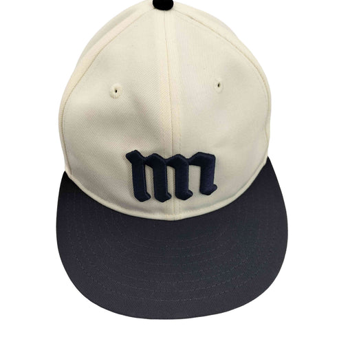 ニューエラ NEW ERA 59FIFTY ソフトバックラム Powered by GORO NAKATSUGAWAmin-nanoクローム ネイビーバイザー メンズ