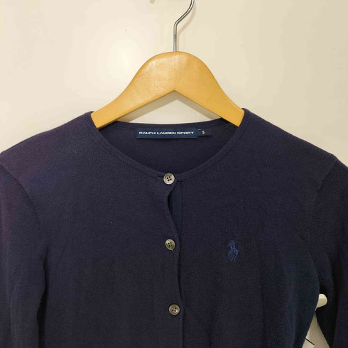 ラルフローレンスポーツ RALPH LAUREN SPORT ポニー刺繍 コットン カーディガン レディース import:S