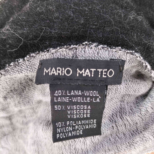 MARIO MATTEO イタリア製 ウールレーヨン ツートン ストール レディース