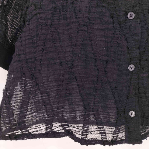ザラ ZARA セミシアークロップドシャツ レディース USA M