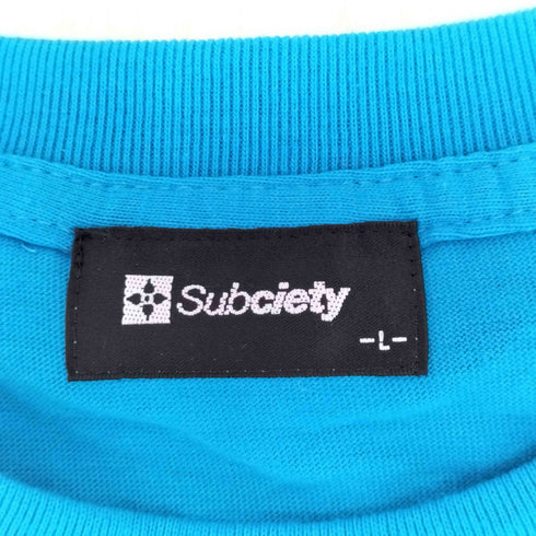 サブサエティ Subciety プリントS/Sカットソー メンズ JPN:XL