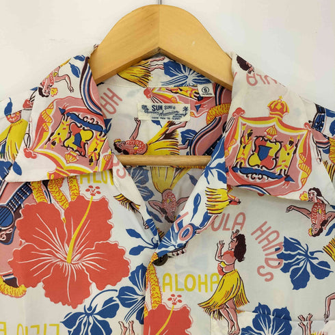 サンサーフ SUN SURF AUTHENTIC HAWAIIAN ORIGINAL DESIGNS SHIRT オーセンティックハワイアンオリジナルデザインシャツ メンズ S