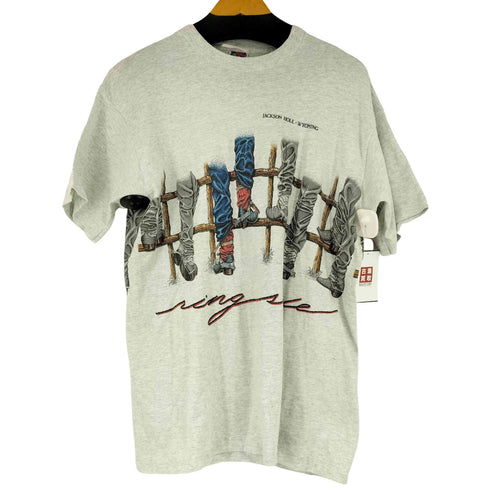 フルーツオブザルーム FRUIT OF THE LOOM 90S JACKSON HOLE WYOMING 両面プリント S/S Tシャツ メンズ JPN:L