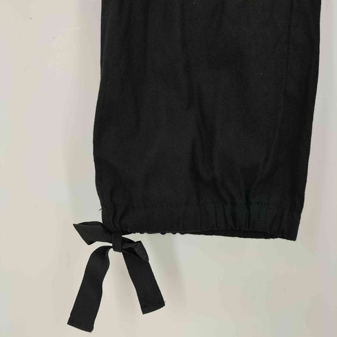 エムエムシックスメゾンマルジェラ MM6 Maison Margiela 裾リボン レーヨンウール スラックス レディース 38