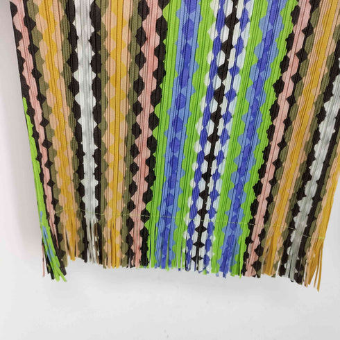 プリーツプリーズイッセイミヤケ PLEATS PLEASE ISSEY MIYAKE フリンジデザインプリーツパンツ マルチカラー レディース JPN:2