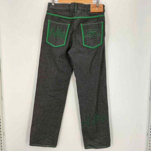 サプライヤー SUPPLIER FIRE PATTERN STITCH LOGO DENIM メンズ JPN:L