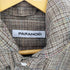 パラノイド PARANOID Crossed Check Pocket Shirt フーデッド チェックシャツ メンズ L