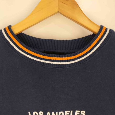 エクストララージ XLARGE 22AW STRIPED SLEEVE TEAM LOGO CREWNECK SWEAT メンズ JPN:XL