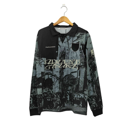 パラノイド PARANOID GAME SHIRTS フロントレースアップ ゲームシャツ メンズ M