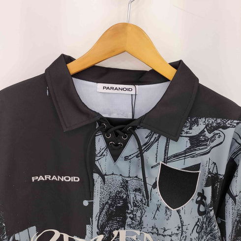 パラノイド PARANOID GAME SHIRTS フロントレースアップ ゲームシャツ メンズ M