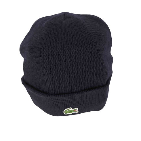 ラコステ LACOSTE クロックエンブレムニットキャップ レディース FREE