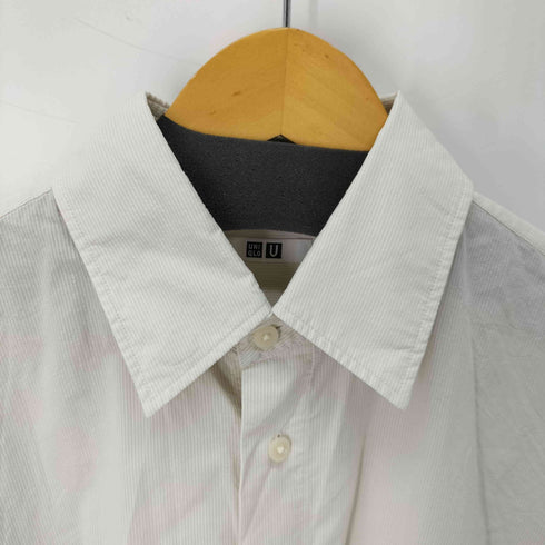 ユニクロユー UNIQLO U ロングオーバーサイズシャツ メンズ JPN:M
