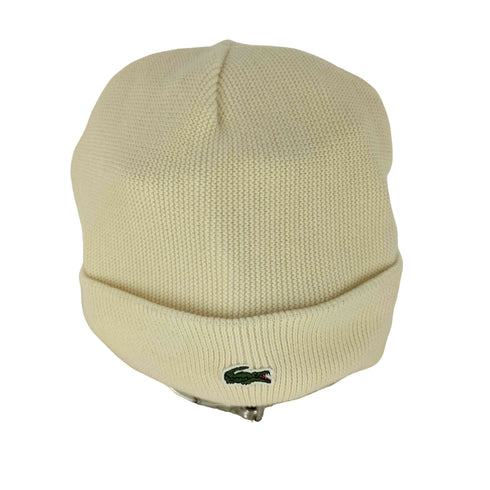 ラコステ LACOSTE クロックエンブレムニットキャップ レディース FREE