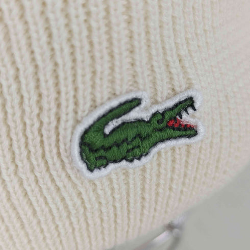 ラコステ LACOSTE クロックエンブレムニットキャップ レディース FREE