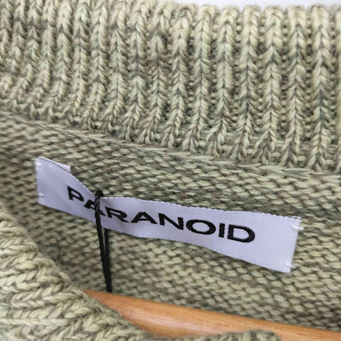 パラノイド PARANOID Gradation Cable Knit グラデーションケーブル ニット ポロシャツ メンズ L
