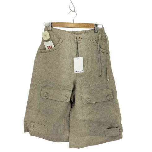 パラノイド PARANOID Linen Brade Buggy Shorts リネン ポケット ショートパンツ メンズ M