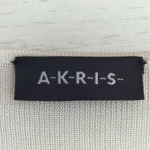 AKRIS スクエアネック 半袖ニット レディース