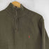 ポロバイラルフローレン Polo by RALPH LAUREN 90S ハーフジップコットンニット メンズ import:L
