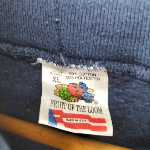フルーツオブザルーム FRUIT OF THE LOOM 90s USA製 ビーチ プリント プルオーバーパーカー メンズ import:XL