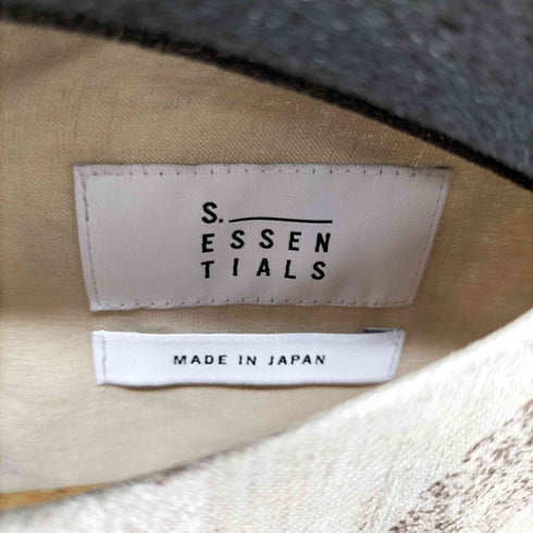 S. ESSENTIALS リネンミックスプリントワンピース レディース JPN:36