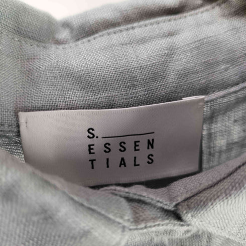 S.ESSENTIALS カラーリネンシャツワンピース レディース JPN:36