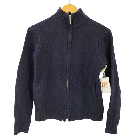 アクアスキュータム AQUASCUTUM プレーティングフルジップアップニット メンズ import:M