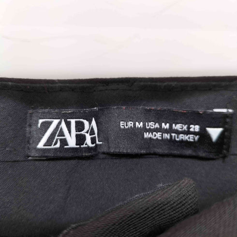 ザラ ZARA サイドフラップ 裾スリット バギースラックス レディース US:28-29