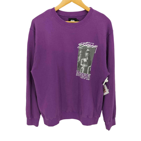 ステューシー Stussy バックプリント クルーネック トレーナー メンズ JPN:S