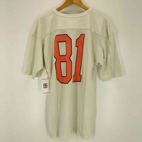 チャンピオン Champion 80s USA製 トリコタグ コットンナイロン フットボールシャツ メンズ JPN:L