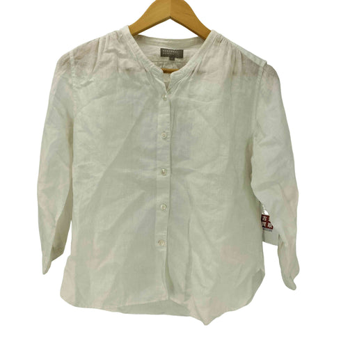 マーガレットハウエル MARGARET HOWELL ファインリネンショルダータックブラウス レディース JPN:1