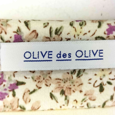 オリーブデオリーブ OLIVE des OLIVE 花柄 L/S ワンピース レディース