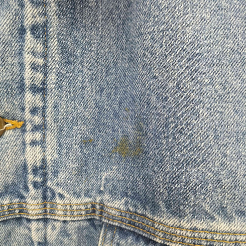 カーハート Carhartt 90-00s 裏地ブランケット デニム トラッカージャケット メンズ