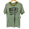 ヘインズ Hanes 70s USA製 プリントリンガーTシャツ メンズ L